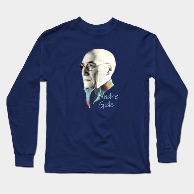 Andre Gide Long Sleeve T-Shirt by mindprintz